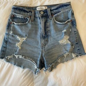 Abercrombie High Rise Mom Shorts